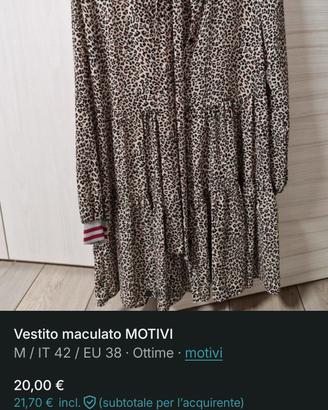vestito animalier Motivi