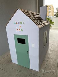 Casetta bambini da interno in cartone