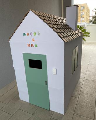 Casetta bambini da interno in cartone