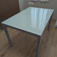 Tavolo in vetro Bontempi allungabile 