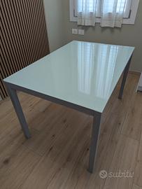 Tavolo in vetro Bontempi allungabile 