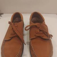 Scarpe donna mocassino camoscio artigianato Italia