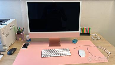 Apple iMac 24” M1 8GB Rosa – Completo