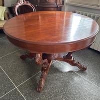 Tavolo genovese antico a cestello.