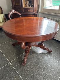 Tavolo genovese antico a cestello.