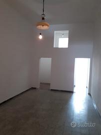 Tre ampi locali e giardino sul retro