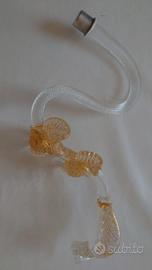 Ricambio per lampadario in vetro di Murano foglia