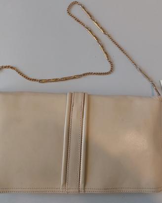 Borsa Young Bag vintage,pelle, tracolla dorata, be