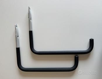 Set 2 Ganci da Muro per Oggetti
