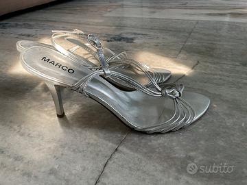 Sandali argento n.41