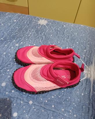 Scarpe mare scoglio bambina rosa fucsia n. 28
