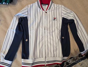 felpa jacket giacca Fila vintage tennis