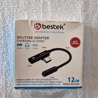 ADATTATORE SPLITTER PER CUFFIE 2 IN 1