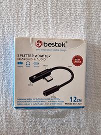 ADATTATORE SPLITTER PER CUFFIE 2 IN 1