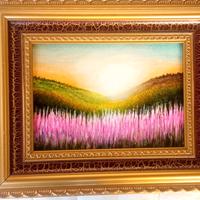 Quadro dipinto ad olio su tela 