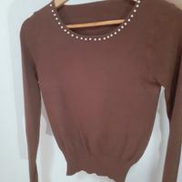 Golfino con perle tgS