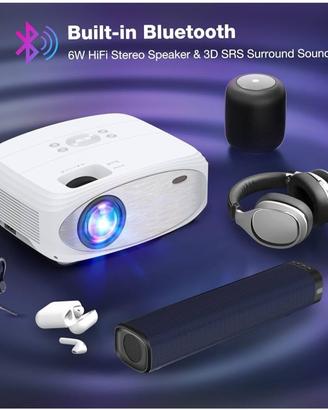 Proiettore HOWWOO 9000 Lux – Full HD 1080P – WiFi