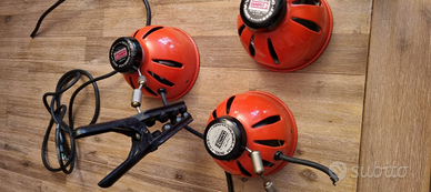 Lotto 3 Faretti Ianiro 190 Vintage Rosso – Con Pin