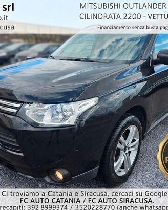 MITSUBISHI OUTLANDER 2.2 2013 -PARI AL NUOVO