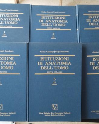 CHIARUGI, Testo atlante ANATOMIA, ed. 11 + 5OMAGGI