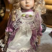 Bambola vintage porcellana