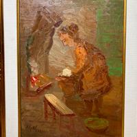 Quadro Guido Guidi - Donna al Camino