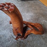 legno intagliato vintage