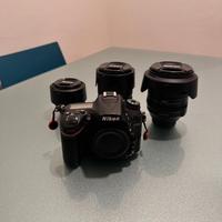 Nikon D7200 kit + obiettivi + accessori