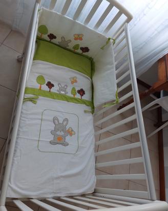 lettino pali+materasso+cuscino