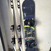 sci snowboard