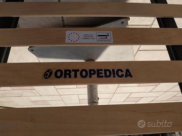 Rete Matrimoniale A Doghe Completa Di Gambe