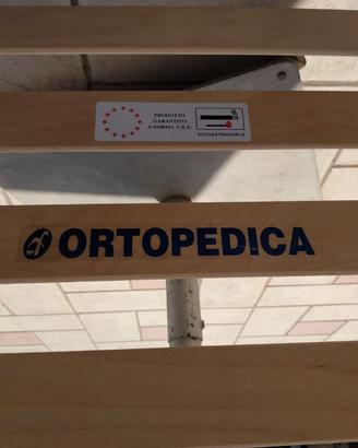 Rete Matrimoniale A Doghe Completa Di Gambe