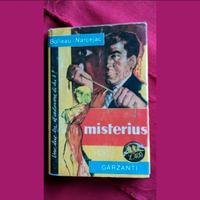 Libro giallo "MISTERIUS" serie 3 scimmiette 1962