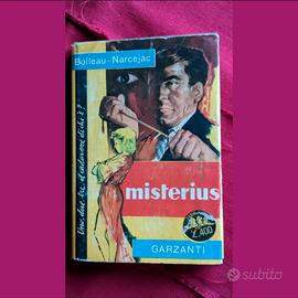 Libro giallo "MISTERIUS" serie 3 scimmiette 1962