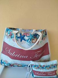 Set Mare Borsa Juta 56x42 cm e Bustina Beauty