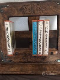 Fabrizio De Andre’ 3 audiocassette originali