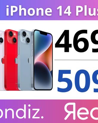 iPhone 14 Plus-Ritiro usato Garanzia 2 Anni