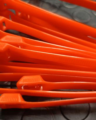 8 Fascette per  KTM arancio 40cm