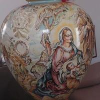 vaso grande firmato  80 cm