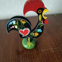 Portatovaglioli in legno portoghese dipinto a mano