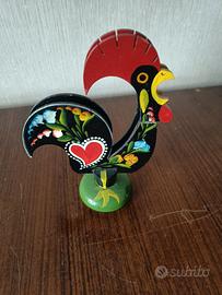 Portatovaglioli in legno portoghese dipinto a mano