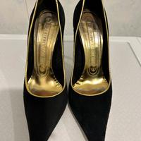 Décolleté nero scamosciato Gianmarco Lorenzi.