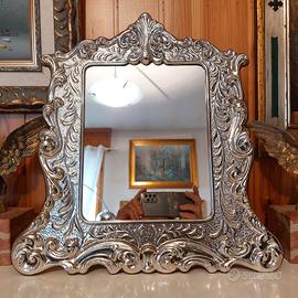 CASSETTI Specchio da tavolo Argento 925 massiccio