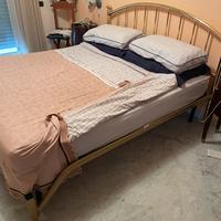 Struttura letto matrimoniale in ottone