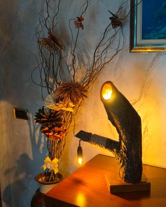 Lampada da tavolo artigianale 