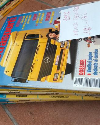 tuttotrasporti 1997 rivista camion iveco scania