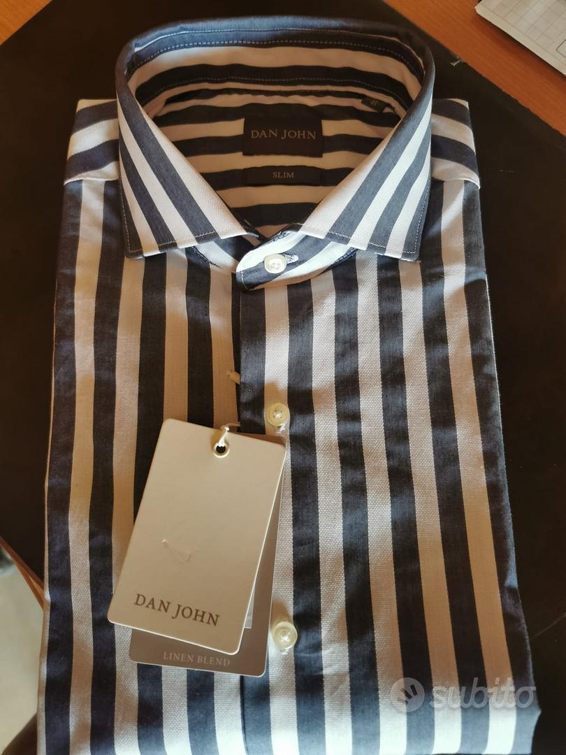 Dan John Camicia A Righe Camicia Uomo A Righe Abbigliamento E Accessori In  Vendita A Foggia