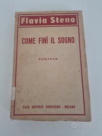 Come finì il sogno Flavia Steno romanzo Sonzogno