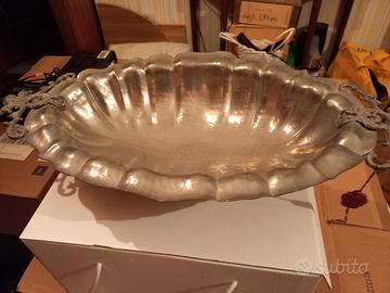 Centro tavolo in peltro