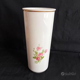 Vaso con decoro floreale Limoges Francia